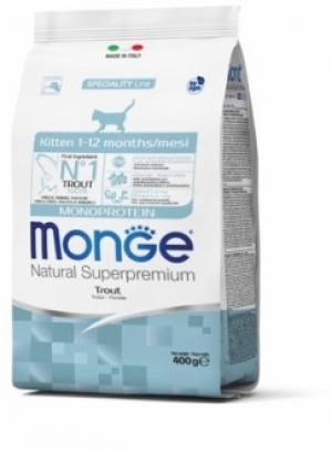 MONGE  Cat 400 г Monoprotein для котят с форелью
